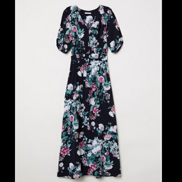 Long Floral Dress - 4 - Picture 1 of 6